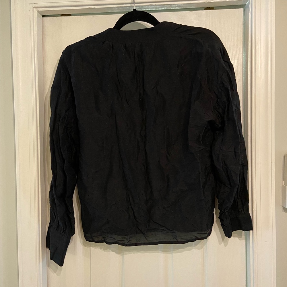 Magali Pascal Black Button Down Blouse - image 4